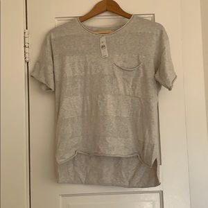 Lou & Grey knit t-shirt with pocket NWT